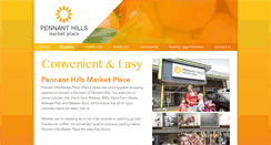 Desktop Screenshot of pennanthillsmarketplace.com.au
